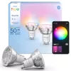 Philips Hue White and colour ambience Essential GU10 – protingas prožektorius – 345 lm – 4,7 W – 2 vnt. pakuotė