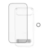 Apsauginis ekrano rinkinys PanzerGlass CARE 3-in-1 Feature Kick, skirtas iPhone Air – grūdintas stiklas, PET, silikonas, skaidrus