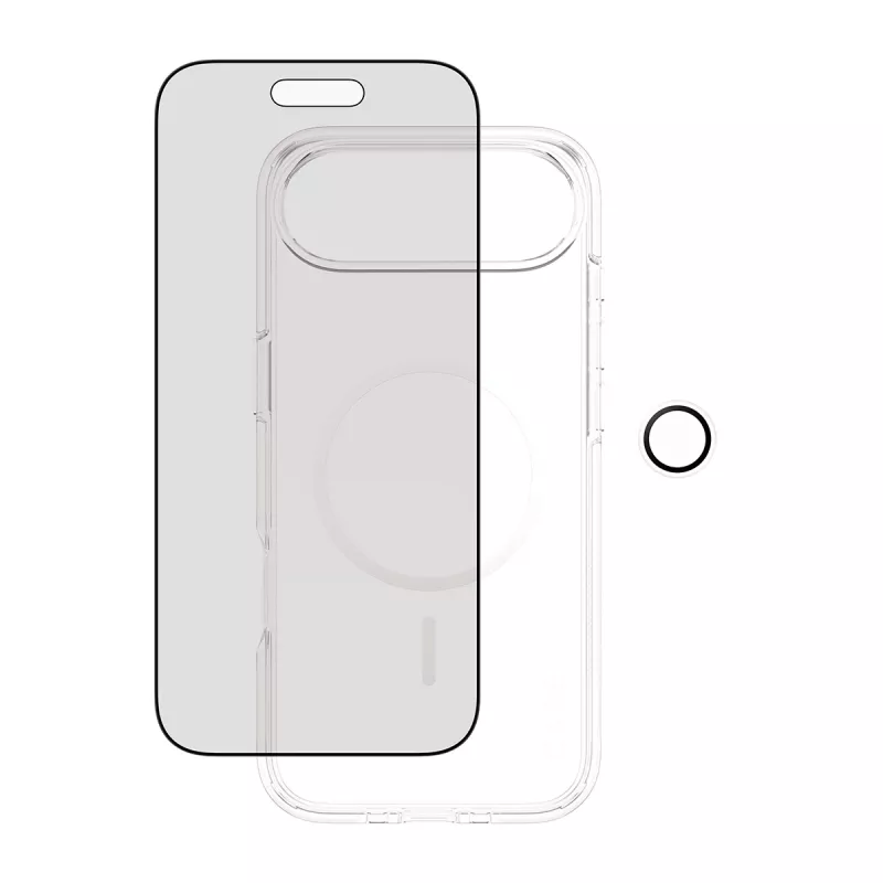 Apsauginis telefono dėklas PanzerGlass CARE, skirtas iPhone 17 Air — Privatumas 3-in-1