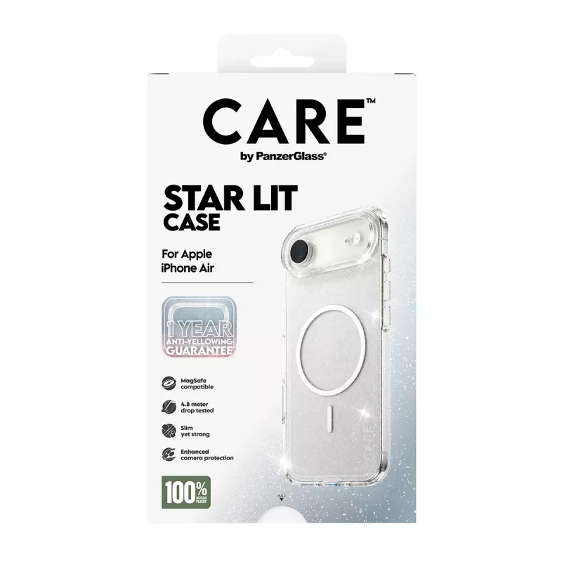 PanzerGlass CARE by ® Flagship Case Urban Explorer Star Lit White MagSafe iPhone Air