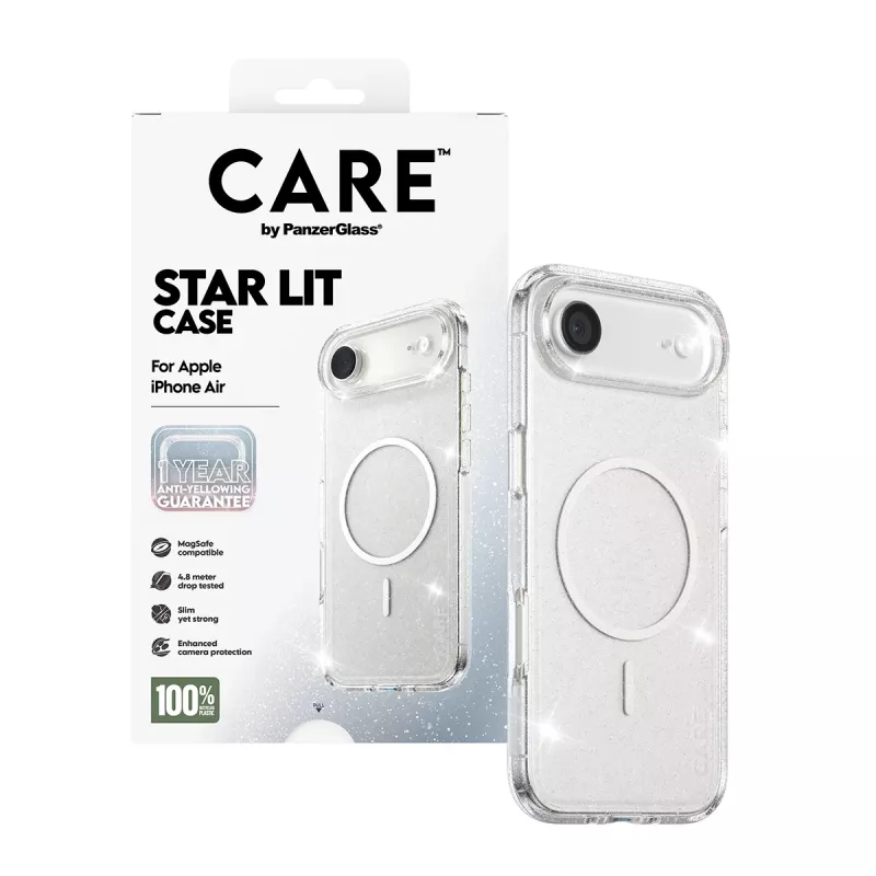 PanzerGlass CARE by ® Flagship Case Urban Explorer Star Lit White MagSafe iPhone Air