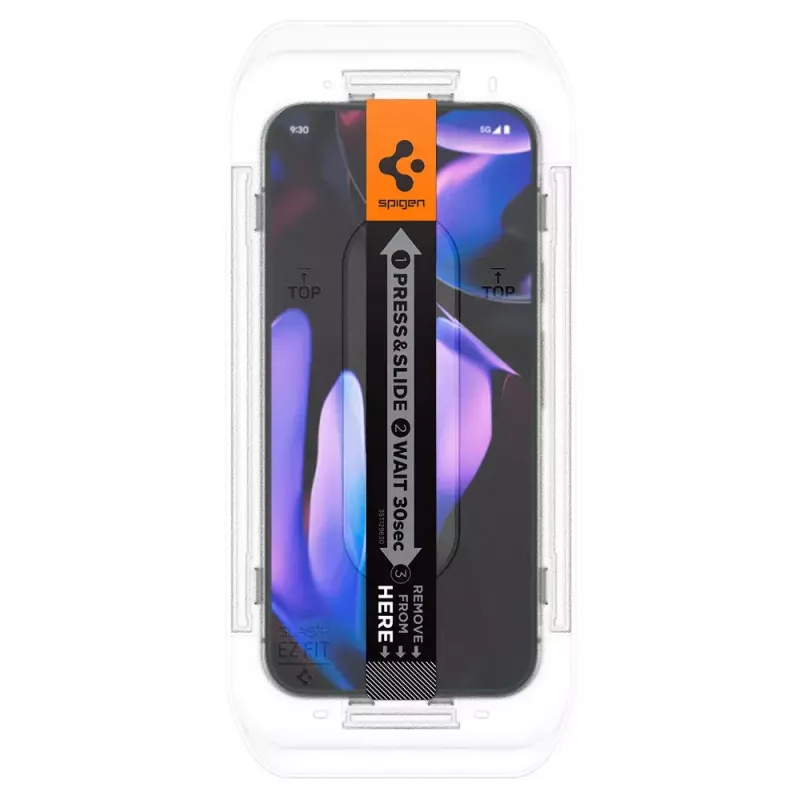 Spigen Glass Screen Protector EZ Fit GLAS.tR plonas, skirtas Google Pixel 9 / 9 Pro