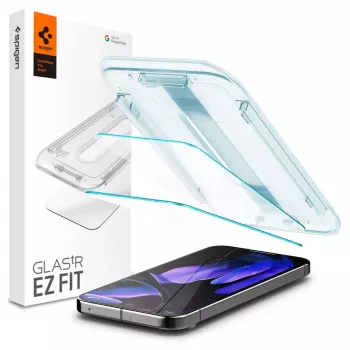 Spigen Glass Screen Protector EZ Fit GLAS.tR plonas, skirtas Google Pixel 9 / 9 Pro