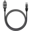 TECHLY USB-C į Gigabit Ethernet RJ45 tinklo kabelis, Cat6, 3 m, USB 3.2 Gen 1, F/UTP, juodas