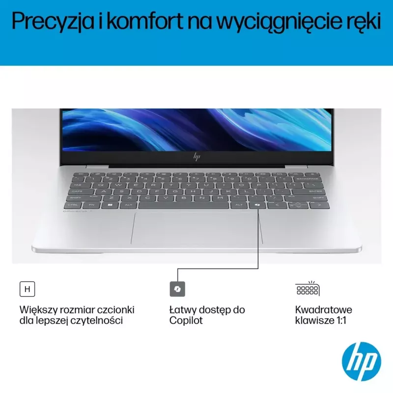 Nešiojamas kompiuteris HP OmniBook 7 AI 14-fr0003nw 14 colių Intel Core i5 16 GB RAM 512 GB SSD