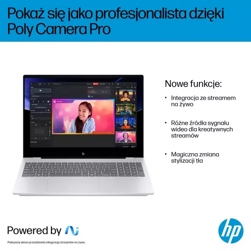HP OmniBook 7 16-az0222nw nešiojamasis kompiuteris, 16 colių, Core 5 210H, 16 GB, 512 GB, Windows 11 Home