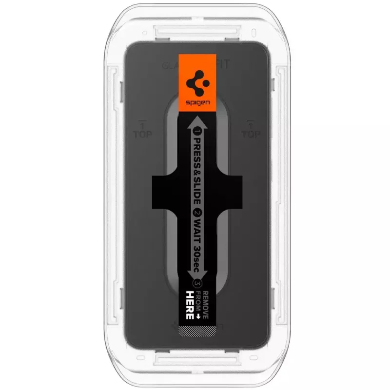 Stiklo ekrano apsauga Spigen Galaxy S24, atspari dulkėms ir įbrėžimams