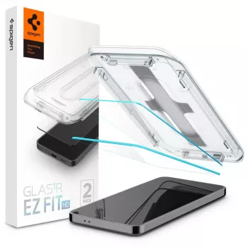 Stiklo ekrano apsauga Spigen Galaxy S24, atspari dulkėms ir įbrėžimams