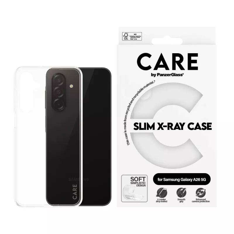 Dėklas PanzerGlass Samsung Galaxy A26 5G permatomas X-Ray Soft