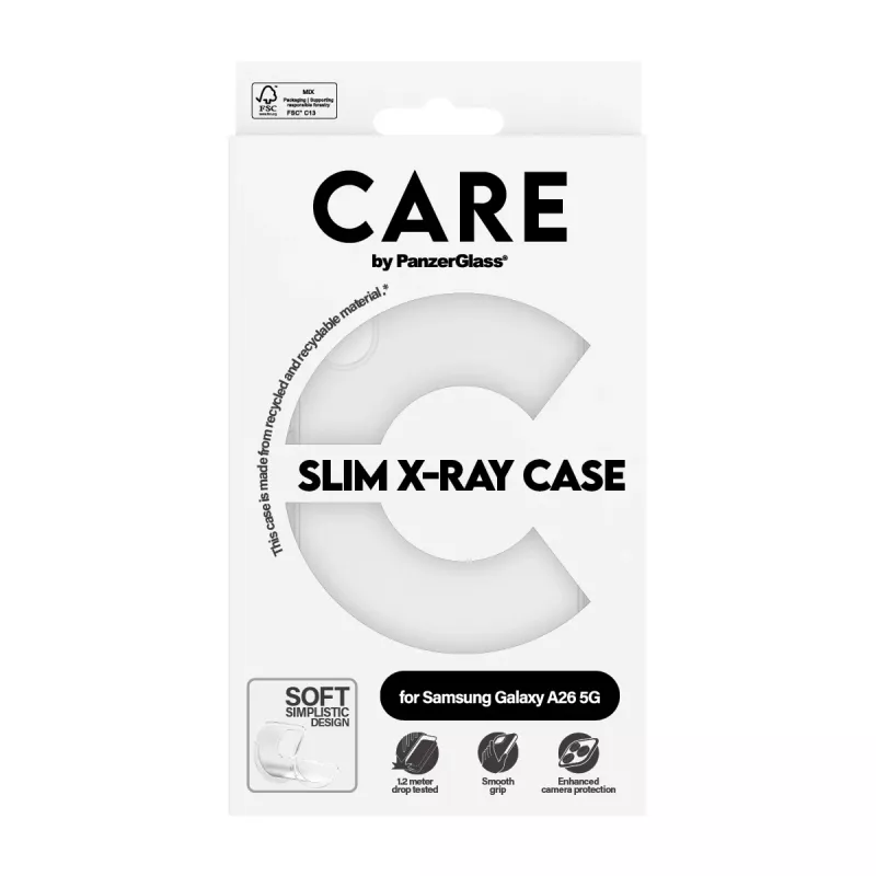 Dėklas PanzerGlass Samsung Galaxy A26 5G permatomas X-Ray Soft