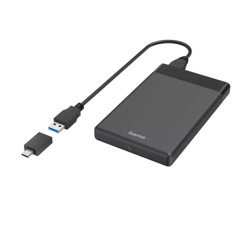 Hama 00200760 saugojimo diskų dėklas HDD/SSD dėklas juodas 2,5 colio