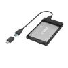 Hama 00200760 saugojimo diskų dėklas HDD/SSD dėklas juodas 2,5 colio