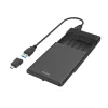 Hama 00200760 saugojimo diskų dėklas HDD/SSD dėklas juodas 2,5 colio