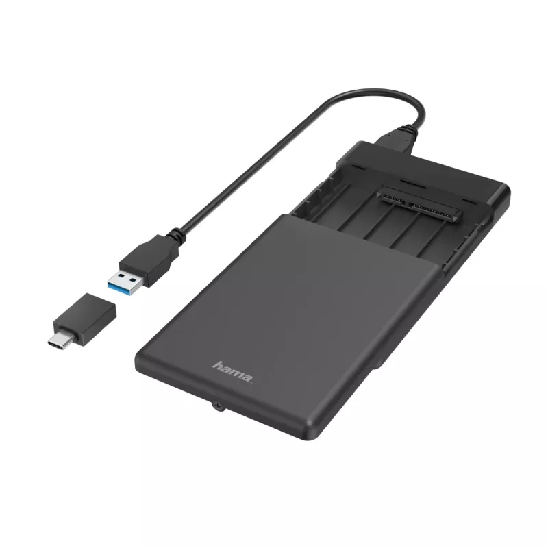 Hama 00200760 saugojimo diskų dėklas HDD/SSD dėklas juodas 2,5 colio