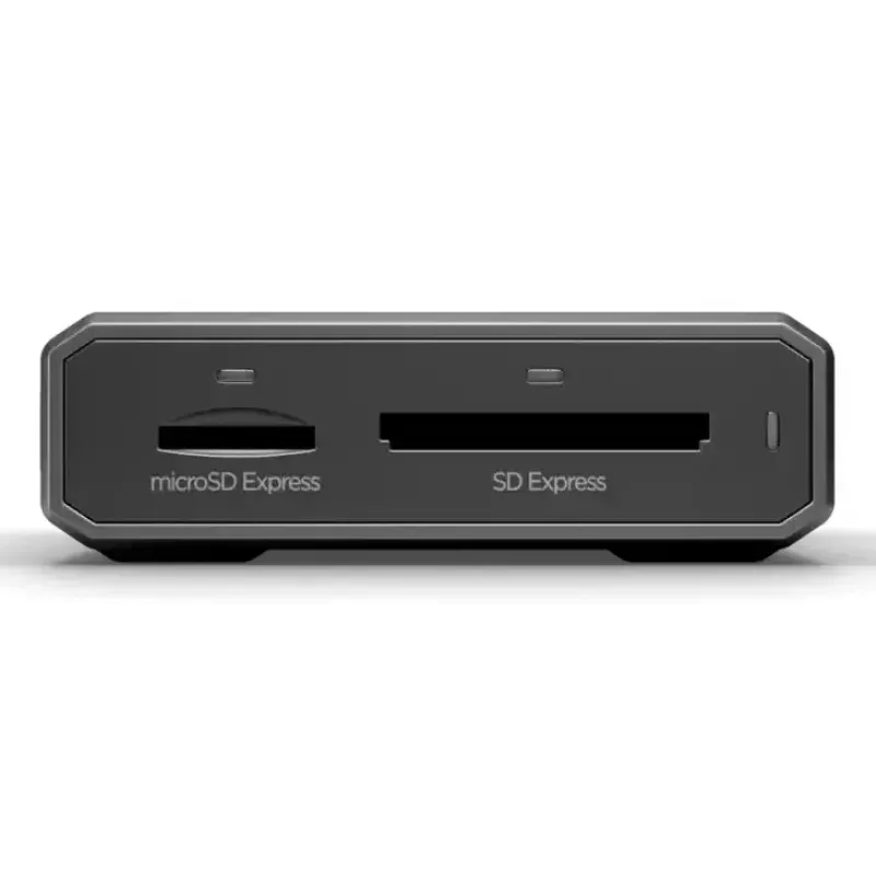 Card reader SANDISK PRO-READER USB 3.2 Gen 2 (Type-C) — palaiko MicroSD ir SD, juoda/pilka, 60×115,3×19,1 mm