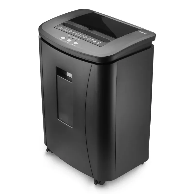 Hama Safe Auto M1200 popieriaus smulkintuvas Mikro pjovimo smulkinimas 60 dB 22.5 cm Juoda