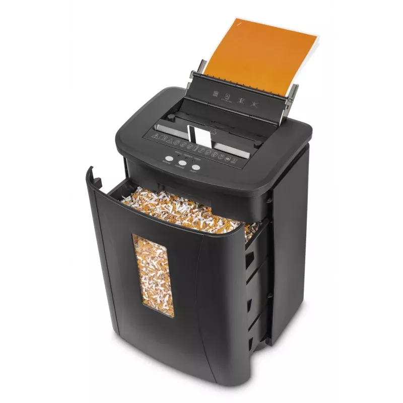 Hama Safe Auto M1200 popieriaus smulkintuvas Mikro pjovimo smulkinimas 60 dB 22.5 cm Juoda