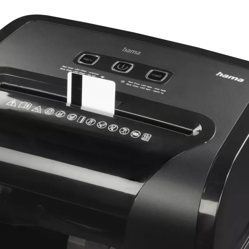 Hama Prime M100 popieriaus smulkintuvas mikro-pjovimo 62 dB 22 cm juodas
