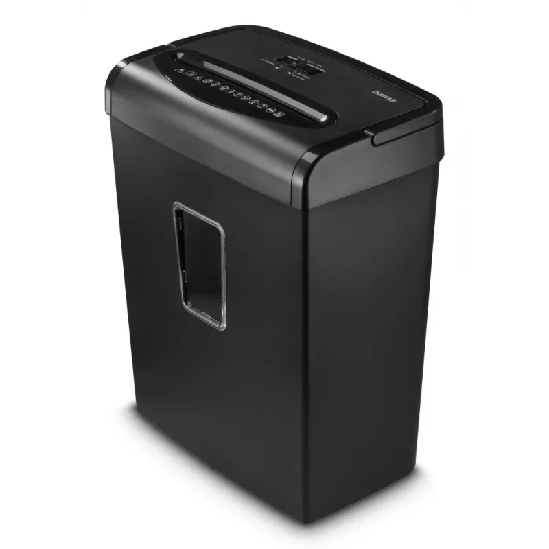 Hama Prime M80 popieriaus smulkintuvas, mikro pjovimas, 68 dB, 22 cm, juodas