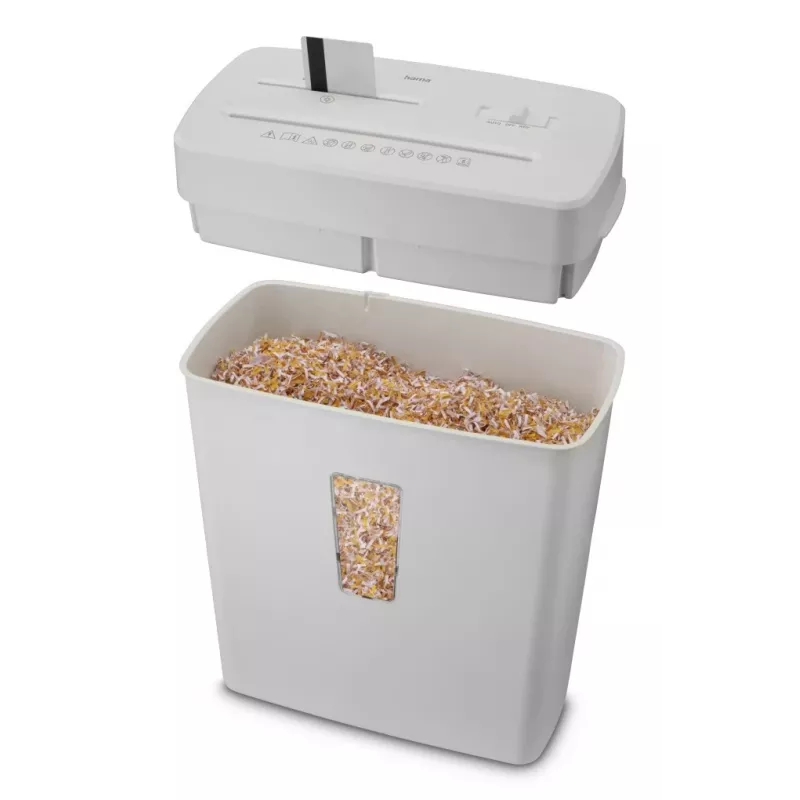Hama Prime M50CD-W popieriaus smulkintuvas Mikro pjovimo smulkinimas 68 dB 22 cm Balta