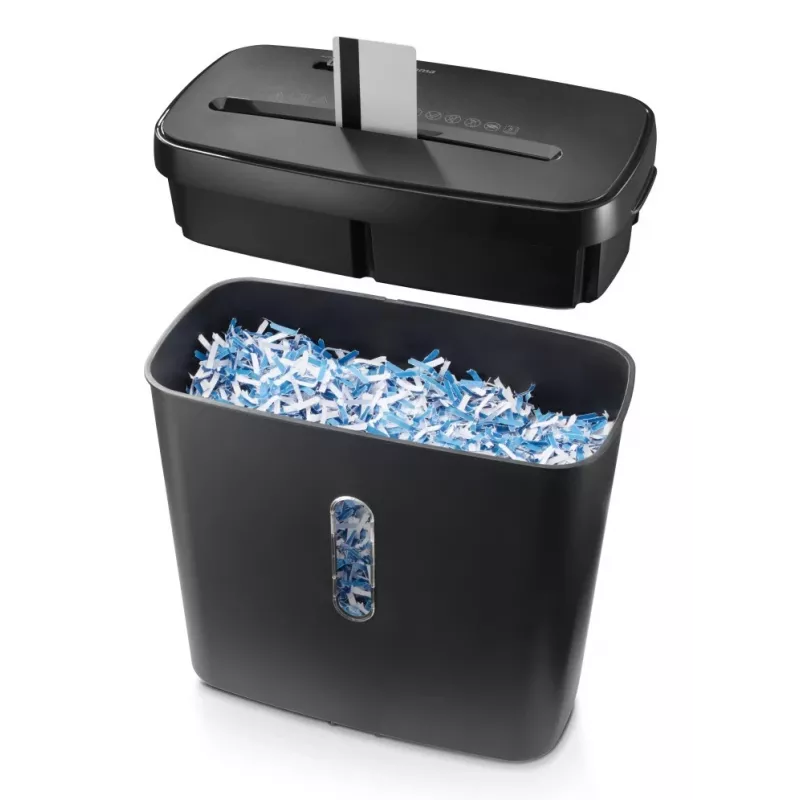 Hama Safe X50 popieriaus smulkintuvas Kryžminis smulkinimas 65 dB 22 cm Juoda