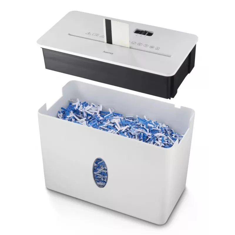 Hama Safe X40-W popieriaus smulkintuvas Kryžminis smulkinimas 64 dB 22 cm Baltas