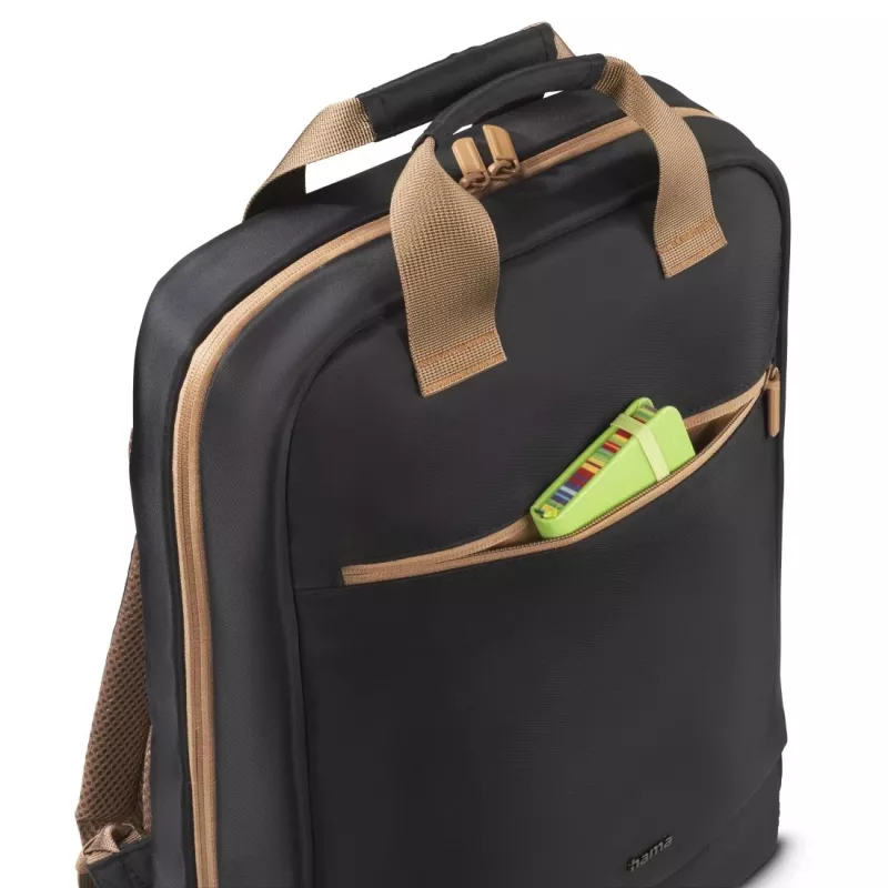 Hama 00222056 kuprinė Rucksack Smėlio, Juoda Perdirbtas poliesteris