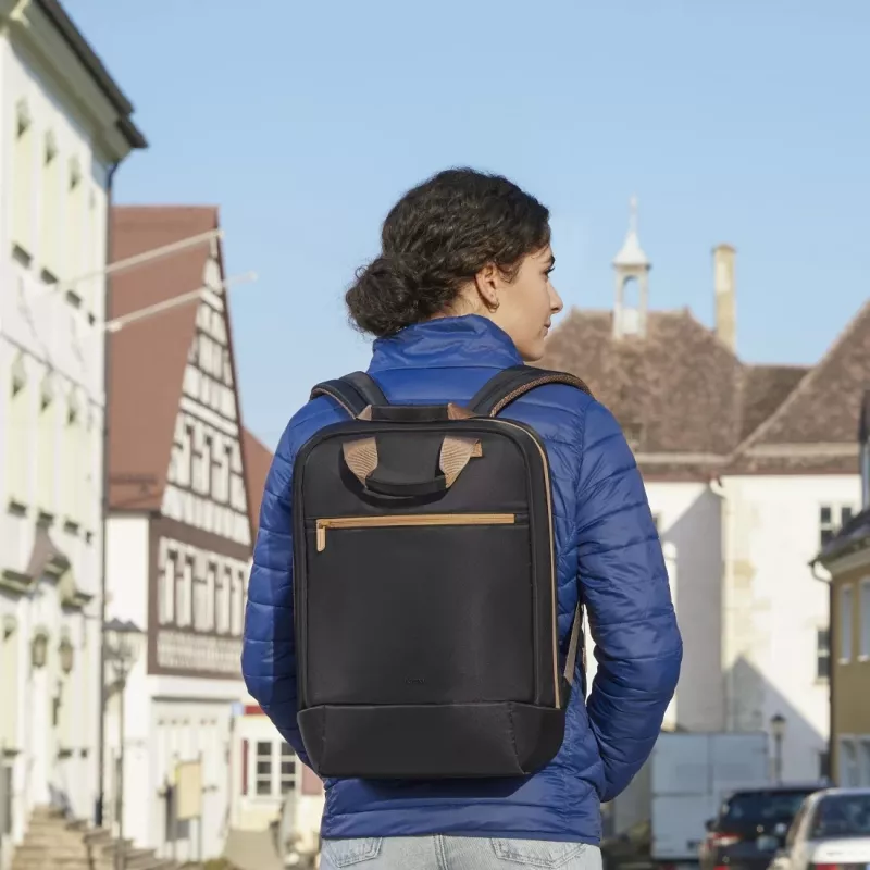 Hama 00222056 kuprinė Rucksack Smėlio, Juoda Perdirbtas poliesteris