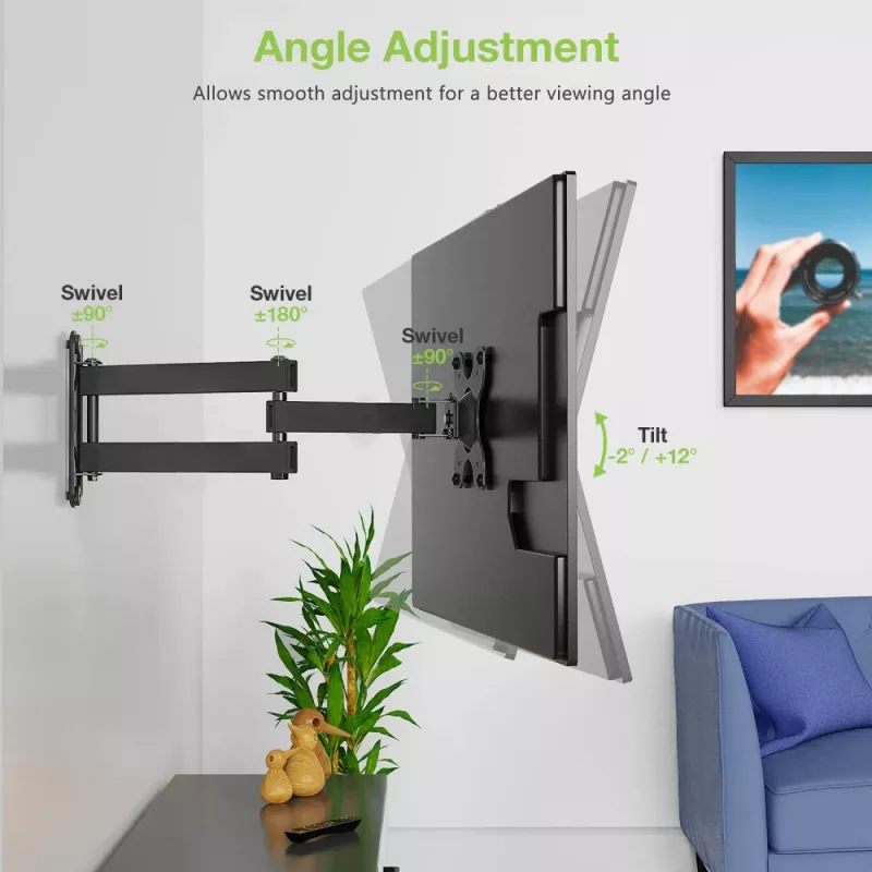 Techly Wall Support for LCD LED 13-30 inch Tilting 2 Joints Juoda ICA-LCD 923B