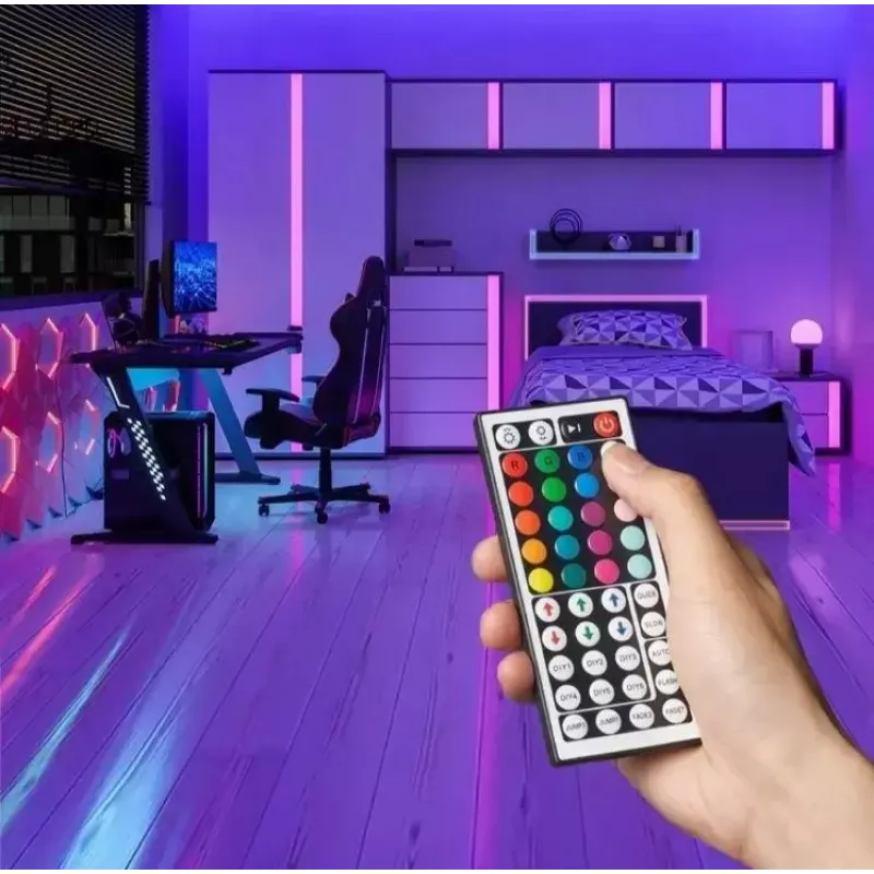 LED neoninė lemputė Vention PAEWJ-EU 5 m, silikoninė, DC 12V, 72 šviesos diodai/m, 15 W, IP65, IR nuotolinis valdymas