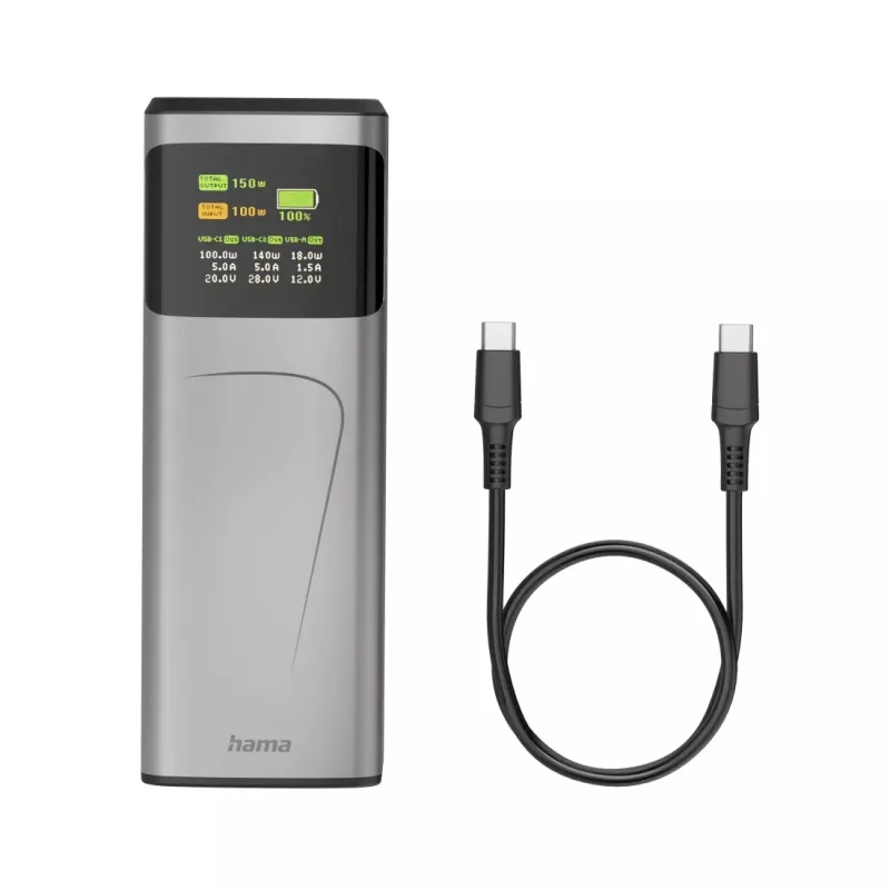 Hama High Power ličio jonų (Li-Ion) 24000 mAh pilka