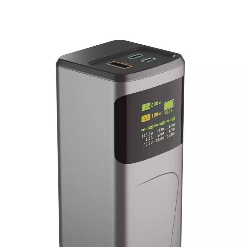 Hama High Power ličio jonų (Li-Ion) 24000 mAh pilka išorinė baterija