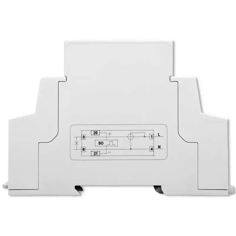 Vienfazis elektros energijos skaitiklis QOLTEC 50887 1-fazis 230V LCD plonas