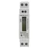 Vienfazis elektros energijos skaitiklis QOLTEC 50887 1-fazis 230V LCD plonas