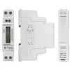 Vienfazis elektros energijos skaitiklis QOLTEC 50887 1-fazis 230V LCD plonas