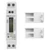 Vienfazis elektros energijos skaitiklis QOLTEC 50887 1-fazis 230V LCD plonas