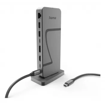 Hama Connect2Office Speed USB 3.2 Gen 1 (3.1 Gen 1) Type-C 40000 Mbit/s antracitas