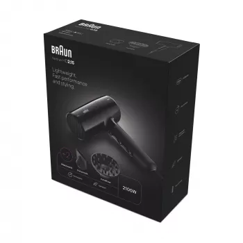 Braun HD2.15 plaukų džiovintuvas 2100 W juodas