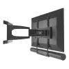 Garsiakalbio laikiklis Hama 00220884 juodas TV laikiklis 20 kg talpa