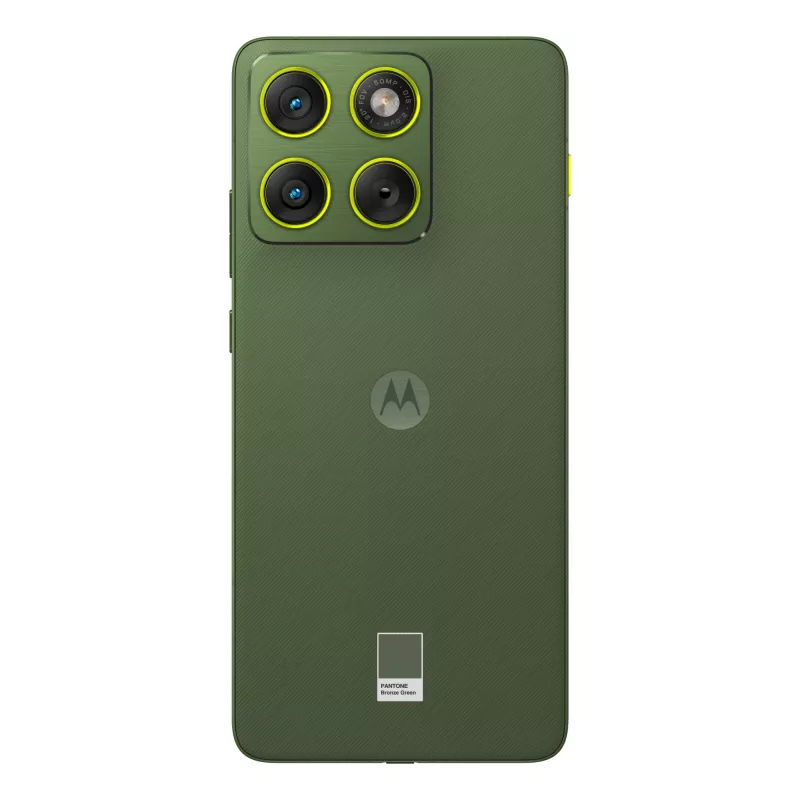 Išmanusis telefonas Motorola edge 70 — 6,7 colio P-OLED, Snapdragon 7 Gen 4, 12 GB RAM, 512 GB, Dual SIM, 4800 mAh, žalia, IP68/IP69