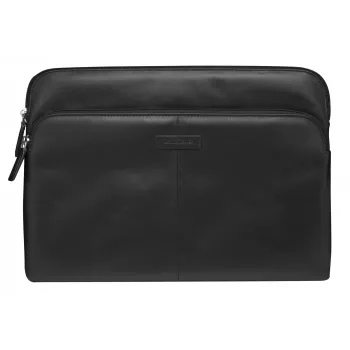 „d bramante dbramante1928 Skagen Pro+“ rankovės tipo dėklas, skirtas „MacBook Pro 14“ col. / iki 14 colių – juodas, 35,6 cm, 1 priekinė kišenė