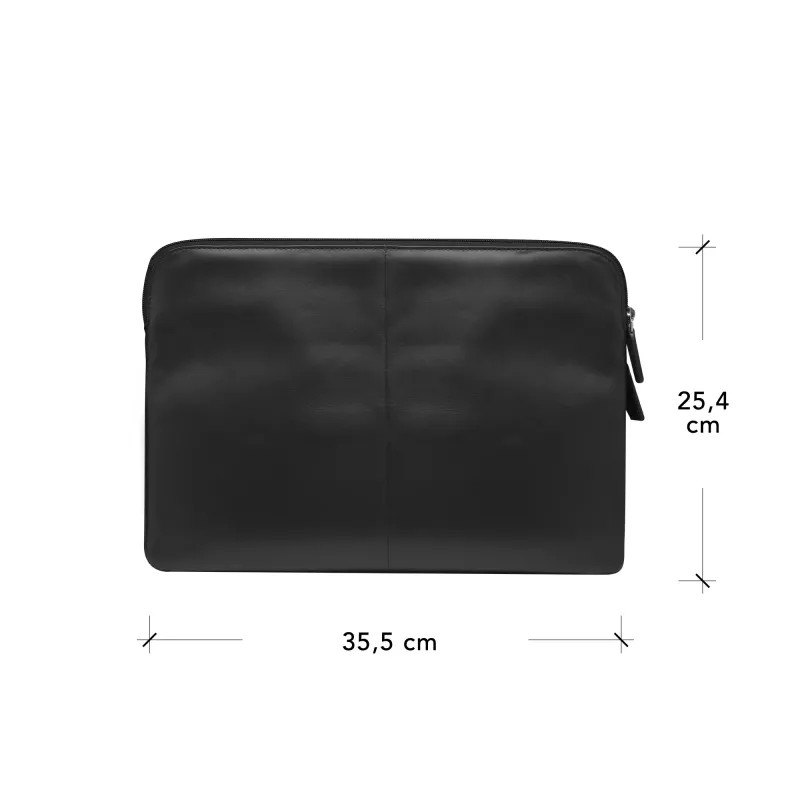 „d bramante dbramante1928 Skagen Pro+“ rankovės tipo dėklas, skirtas „MacBook Pro 14“ col. / iki 14 colių – juodas, 35,6 cm, 1 priekinė kišenė