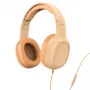 Hama Fun C ausinės su mikrofonu, laidinės, ant galvos, pokalbiams / muzikai, USB Type-C, oranžinės