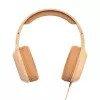 Hama Fun C ausinės su mikrofonu, laidinės, ant galvos, pokalbiams / muzikai, USB Type-C, oranžinės