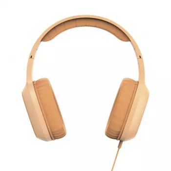 Hama Fun C ausinės su mikrofonu, laidinės, ant galvos, pokalbiams / muzikai, USB Type-C, oranžinės