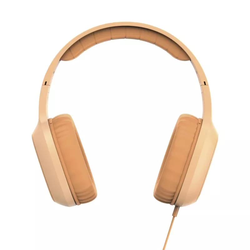 Hama Fun C ausinės su mikrofonu, laidinės, ant galvos, pokalbiams / muzikai, USB Type-C, oranžinės