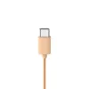 Hama Fun C ausinės su mikrofonu, laidinės, ant galvos, pokalbiams / muzikai, USB Type-C, oranžinės
