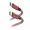 Hama Reflective USB laidas USB 2.0 1,5 m USB C raudonas
