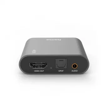 Audio Splitter Hama 00205100 Sidabrinis HDMI 3,5 mm