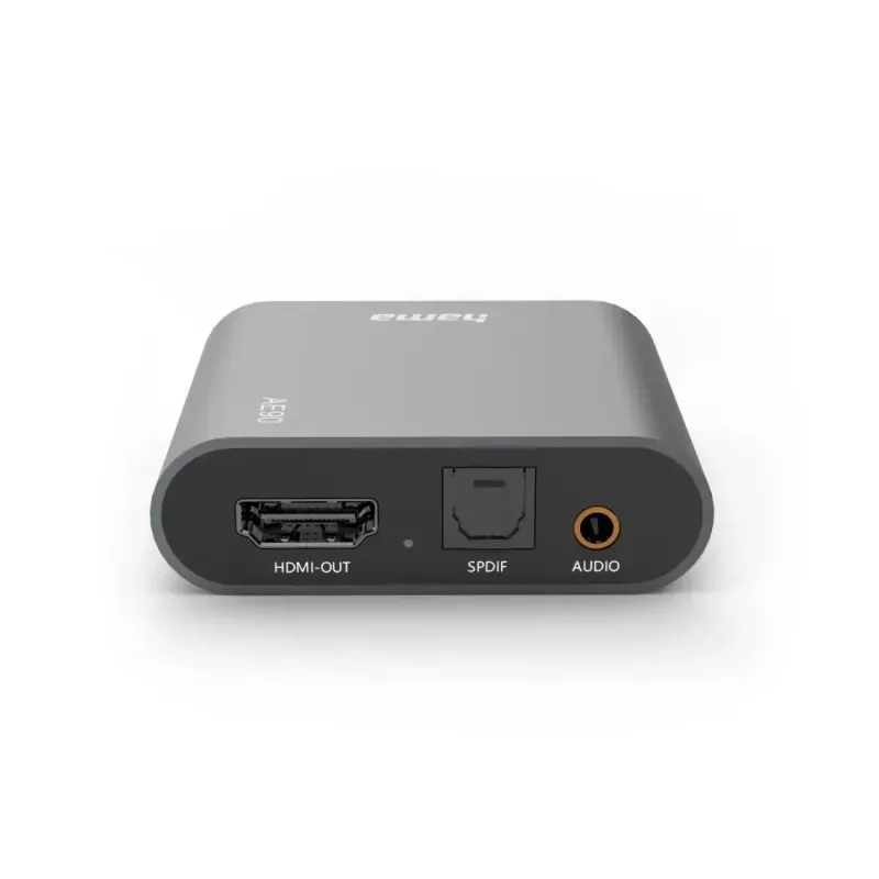 Audio Splitter Hama 00205100 Sidabrinis HDMI 3,5 mm